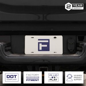 Ram 1500 License Plate Lights - FORM Lighting - 6000K LED - Cool White - 2019